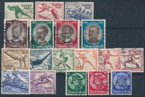 Deutsches Reich 1933-1936 4 komplett sor: Mi 479-481, 540-543, 600-602, 609-616 (Mi EUR 103,-)