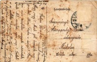 1914 Trencsén, Trencín; utca, Klein Béla üzlete. Gansel Lipót kiadása / street view, shops + "T...