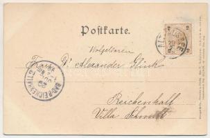 1899 Alt-Aussee, view. Stengel &amp; Co. (Dresden und Berlin) 5658. Emb (fl)