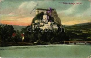 Árvaváralja, Oravsky Podzámok (Tátra, Tatry); Árva vára, híd. Franz Pietschmann No. 2318. / castle, bridge (EK)