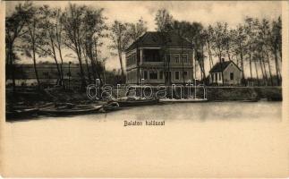 Siófok, Balaton halászat, Balatoni Halászati Részvénytársaság - képeslapfüzetből (ragasztónyom / glue marks)