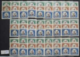 1913-1938 Sok példányos rendező nagyon sok teljes sorral, töredék sorokkal 30 lapos A/4 berakóban. N...