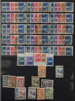 1913-1938 Sok példányos rendező nagyon sok teljes sorral, töredék sorokkal 30 lapos A/4 berakóban. N...