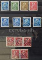 1913-1938 Sok példányos rendező nagyon sok teljes sorral, töredék sorokkal 30 lapos A/4 berakóban. N...