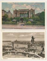 Budapest - 12 db RÉGI város képeslap vegyes minőségben