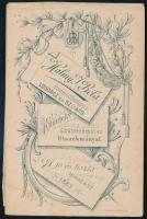 cca 1883 Férfiportré, keményhátú fotó Halmy Béla (Losonc, Szliács) műterméből, hártyapapírral, 16,5×...