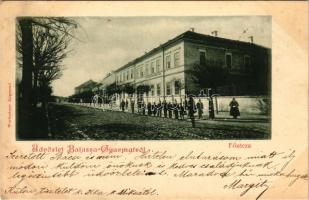 1900 Balassagyarmat, Fő utca, Takarékpénztár. Wertheimer Zisgmond kiadása (fl)