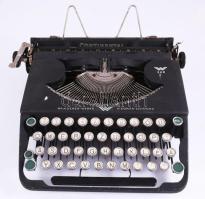 cca 1940 Wanderer-Werke Siegmar-Schonau "Continental 200" írógép, magyar billentyűzettel, 28x30 cm