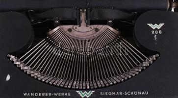 cca 1940 Wanderer-Werke Siegmar-Schonau "Continental 200" írógép, magyar billentyűzettel, ...