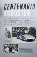 2016 Lamborghini Magazin. Ausgabe #19 2.2016.Argento Centenario. Német nyelven. Gazdag képanyaggal. ...