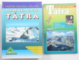 Daniel Kollár - Ján Lacika - Roman Malarz: A szlovák és a lengyel Tátra. Bratislava/Pozsony, 1998, Dajama. 1. kiadás. Gazdag képanyaggal illusztrált. Kiadói kartonált papírkötés. + Ján Lacika: Tátra. Ismerjük meg Szlovákiát. Bratislava/Pozsony, 2001, Dajama. Gazdag képanyaggal illusztrált. Kiadói papírkötés.
