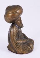 Bronz basa asztaldísz, m: 9 cm