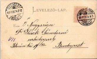 1899 Székesfehérvár, Polgári Lövölde. Klökner Péter kiadása