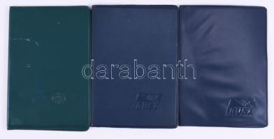 3 darab retro IBUSZ műanyag tok