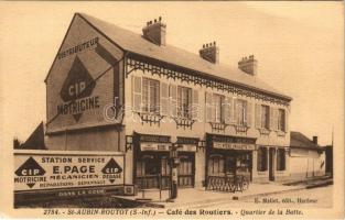 St-Aubin-Routot, Café des Routiers, Quartier de la Botte. E. Mellet édit. / café (non PC)