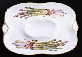 Royal Worcester spárgakínáló, jelzett, hibátlan, 25x18 cm