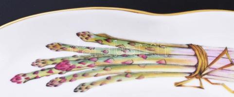 Royal Worcester spárgakínáló, jelzett, hibátlan, 25x18 cm