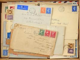 Kb 100 db vegyes külföldi küldemény, sok régivel / About 100 covers, postcards, with many old pieces