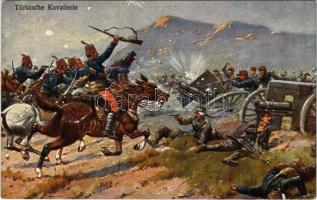 Türkische Kavallerie / WWI Turkish military, cavalry. Gustav Braun 271-1916.