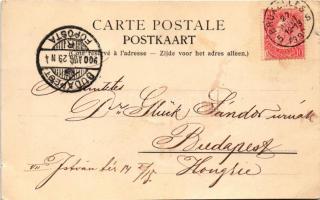 1900 The Belgian Royal Family, Albert I, Elisabeth of Bavaria (kis szakadások / small tears)