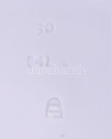 Alt Wien 5 darab csészealj, jelzett, kopással, d: 14 cm