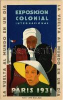 1931 Utazás a Föld körül egy nap alatt. Nemzetközi Gyarmati Kiállítás Párizsban (spanyol verzió) / Exposition Coloniale Internationale / International Colonial Exposition in Paris (Spanish edition) s: Desmeures