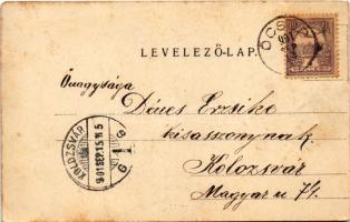 1901 Szarvas, Árpád szálloda, templom (EK)