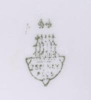 Zsolnay antik 5 darab csésze alátéttel, jelzett, sérüléssel