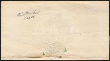 ~1845 Ex offo levél "AGRAM" - Fünfkirchen