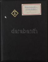 Montenegró több példányos tétel, benne 338 db bélyeg, 8 lapos A5-ös berakóban