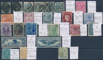 Amerikai Egyesült Államok + tengerentúli kis szigetek, országok összeállítása stecklapon (Mi EUR 664.-)