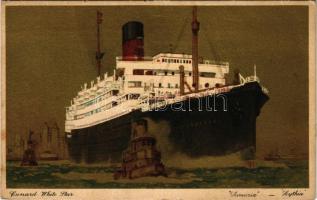 1948 RMS Scythia. British Cunard Line ocean liner (EK)