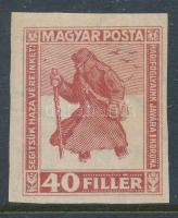 1920 Hadifogoly vágott 40f fekvő vízjellel