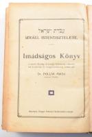 Imádságos Könyv a tanuló ifjuság és a nagy közönség számára fordította és magyarázatokkal ellátta Dr. Pollák Miksa soproni főrabbi. Sopron, é.n., k.n. Kiadói sérült egészvászon-kötés, a belső borítón gyermekrajzokkal.