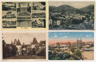 17 db RÉGI magyarországi város képeslap vegyes minőségben / 17 pre-1945 Hungarian town postcards in mixed quality