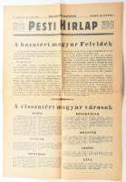1938 A Pesti Hírlap 1938. november 6-i rendkívüli melléklete a hazatért magyar Felvidékről, 4p + a h...