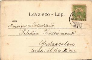 1904 Szendrő (Borsod), Római katolikus templom, református templom, Csáky kastély. Brünn Mór kiadása...