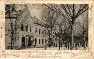 1903 Szentendre, Ferenc József rakpart, Spitzer Lajos üzlete. Weisz Márk és fia kiadása (fl)