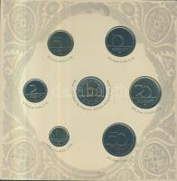 2007. 1Ft-100Ft 8klf db, szettben, benne "Berán Lajos és a pengő" Ag (999) emlékérem T:BU ...