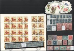 Szovjetunió és utódállamok összeállítás, benne elfogazás, gépszínátnyomat, ki nem adott bélyegek, ös...