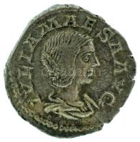 Római Birodalom 218-220 / Iulia Maesa / Róma / Denarius Ag (2,79g) T:XF Roman Empire 218-220 / Julia Maesa / Rome / Denarius Ag "IVLIA MAESA AVG / PIETA-S AVG" Pietas standing half-left, holding patera over altar and incense box (2,79g) C:XF RIC IV 263, Seaby RSC III 29