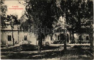 1918 Szentmártonkáta, Prónay-Dessewfy kastély, kúria. Pottok Ernő fényképész (EK)