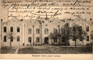 1904 Szigetvár, Állami polgári fiúiskola. Kozáry Ede kiadása (fl)