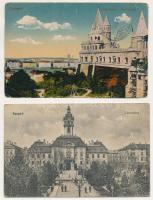 6 db RÉGI magyarországi és külföldi város képeslap vegyes minőségben / 6 pre-1945 Hungarian and fore...