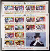 San Marino blokkok, kisívek, díjjegyesek 2 levélberakóban