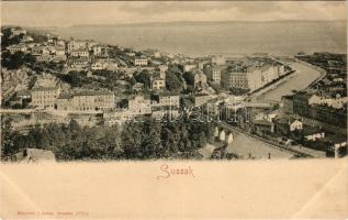 Fiume, Rijeka; Susak / Sussak, general view with railway bridge. Römmler &amp; Jonas (fl)