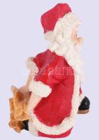 Mikulás üvegtartó. Műanyag., hibátlan, m: 17 cm