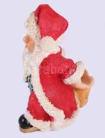 Mikulás üvegtartó. Műanyag., hibátlan, m: 17 cm