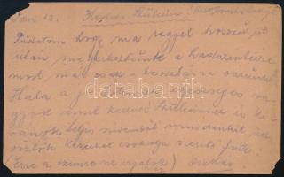 1917 Tábori posta levelezőlap "FP 234" + "60cm besp. M. 15. Feld-Bel. Gerät Nr.20&quo...