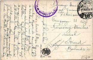 1916 Kampf mit italienischer Kavalleriepatrouille / WWI Austro-Hungarian K.u.K. military art postcar...